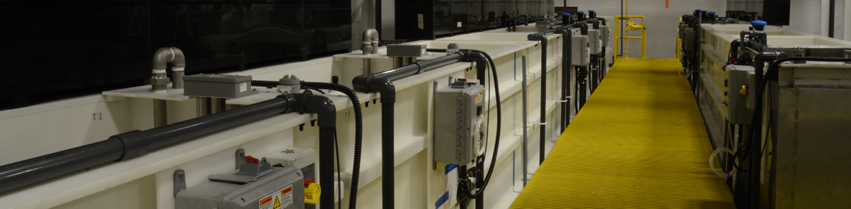 State Of The Art Etch Line<br>In Our Georgia Facility
